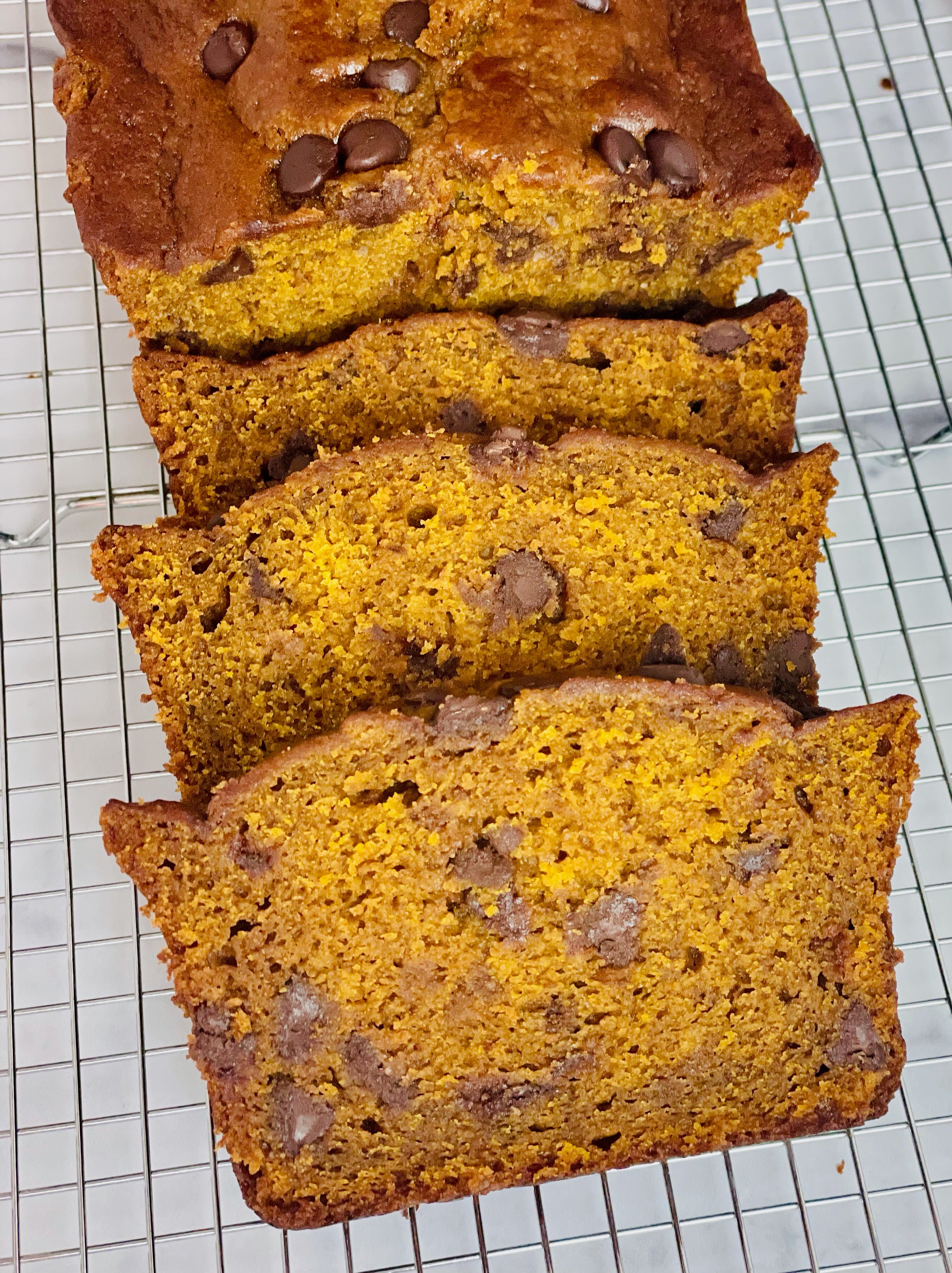 Pumpkin Chocolate Chip Bread