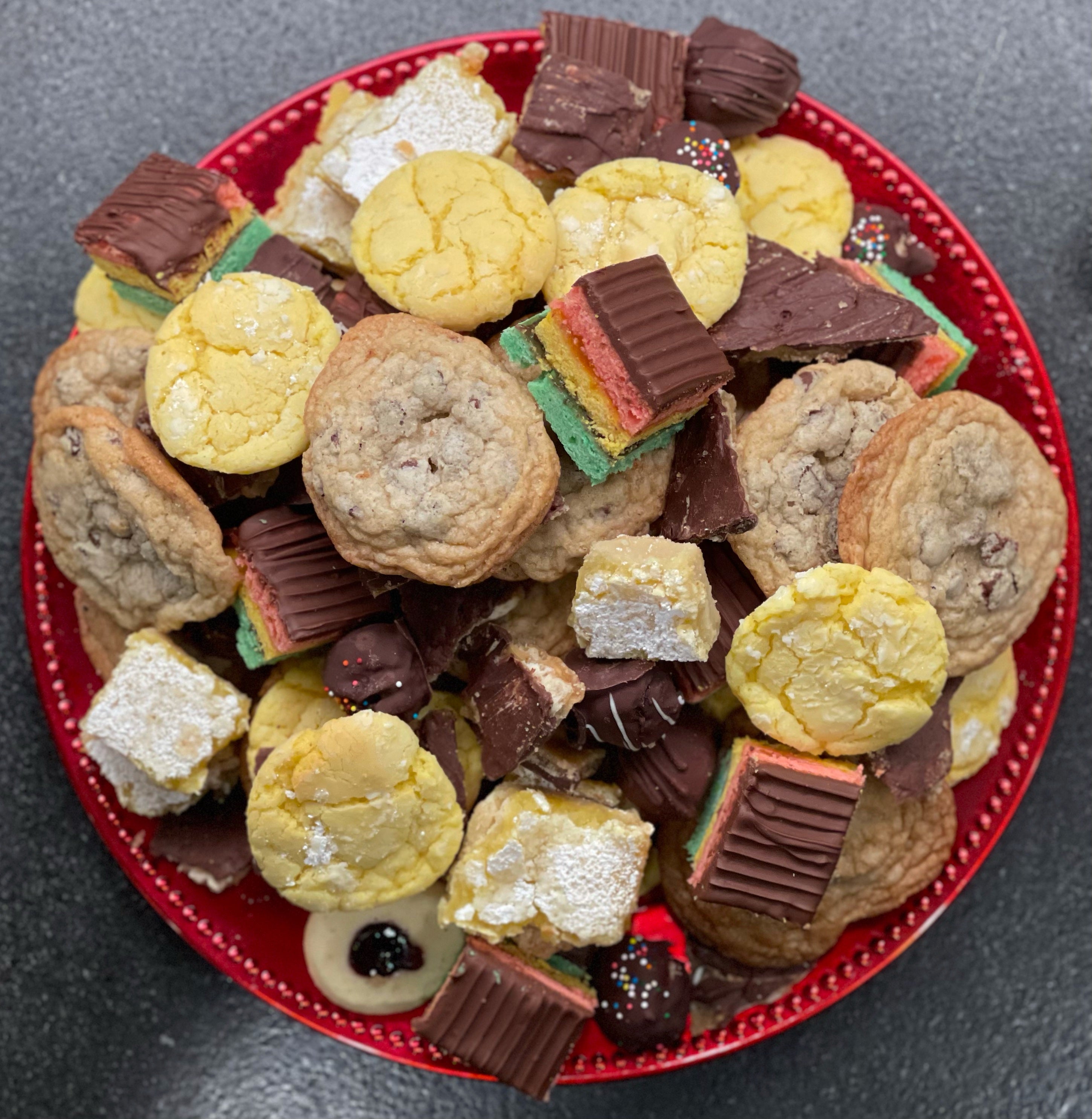 Large Tray of Assorted Cookies